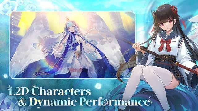 Các nhân vật Live 2D được thể hiện sinh động