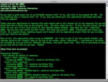 Rezycle for Mac OS X