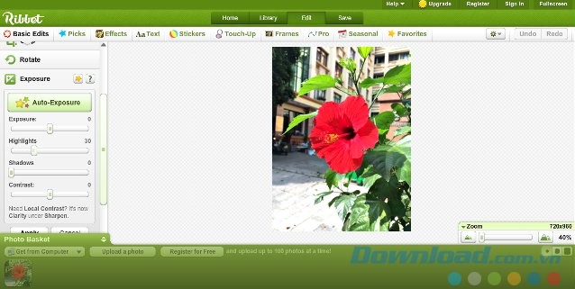Xử lý các thông số ảnh cơ bản