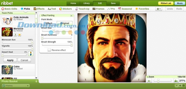 Hiệu ứng trong Picks