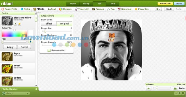 Chuyển ảnh màu sang ảnh đen trắng