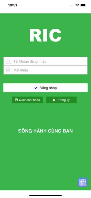 Đăng nhập RIC