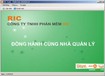 RICTools - Phần mềm sao lưu và phục hồi dữ liệu