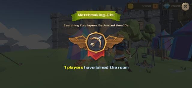 Ghép trận chiến đấu với game thủ trực tuyến khác