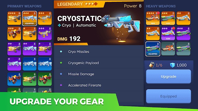 Nâng cấp trang bị cho nhân vật