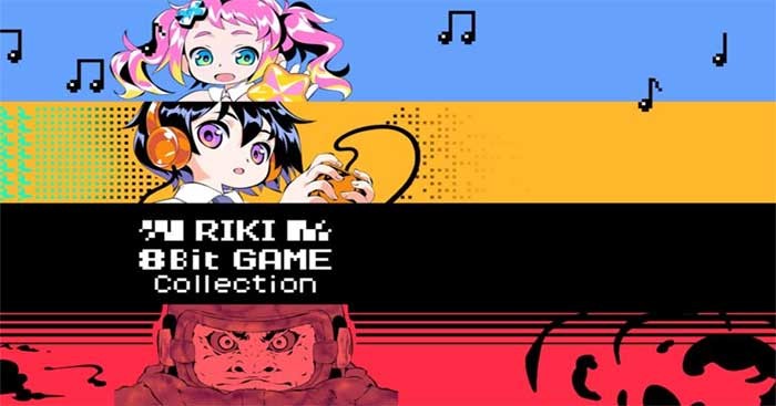 RIKI 8Bit GAME Collection có một game hành động, một game bắn súng và ba album nhạc