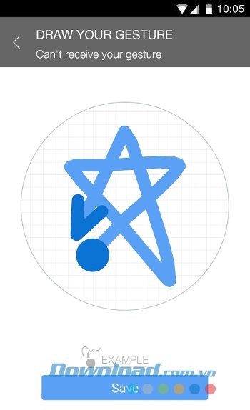 Tạo cử chỉ trên Ring