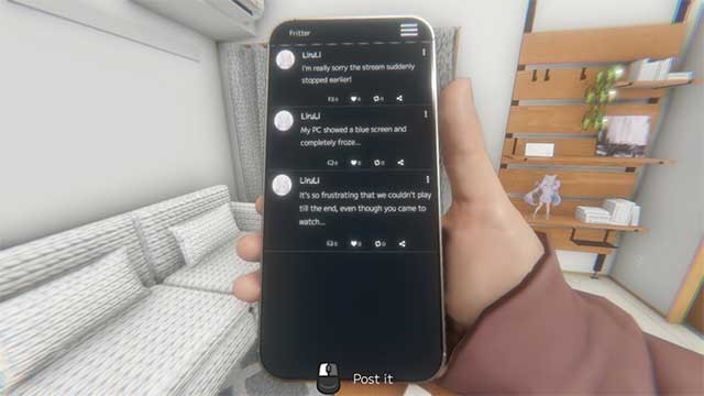 Trải nghiệm lối chơi mô phỏng đi bộ góc nhìn thứ nhất