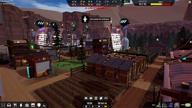 Bố trí các công trình phòng thủ một cách chiến lược