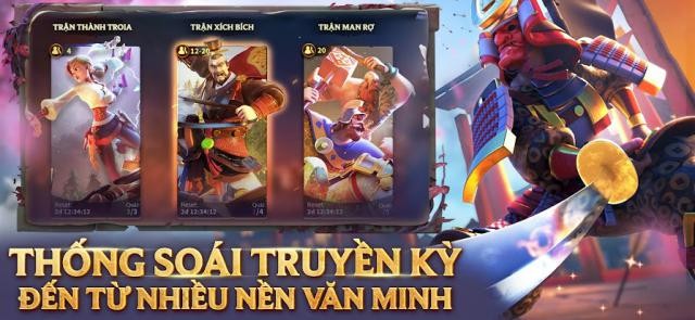 Chiêu mộ các vị tướng tài giỏi đến từ nhiều nền văn minh khác nhau