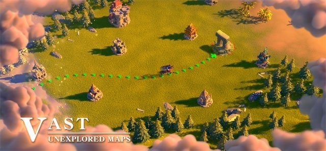 Khám phá một bản đồ rộng lớn