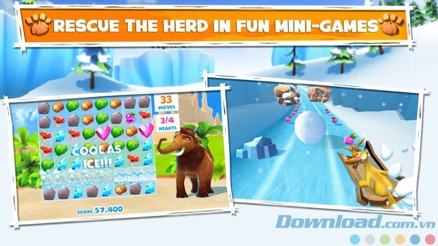 Giải cứu các loài vật trong mini game