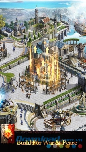 Rise of the Kings cho iOS xây dựng vương quốc