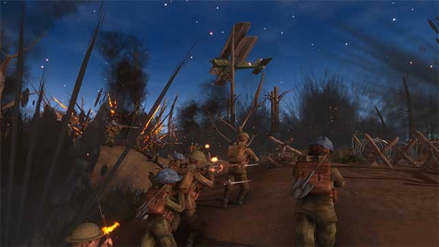 Rising Front là game giả lập chiến đấu kết hợp FPS bối cảnh Thế chiến I