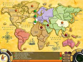 Bản đồ trong game Risk II