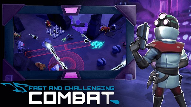 Tham gia vào các trận chiến thách thức nhịp độ nhanh trong game Risk of Rain: Hostile Worlds