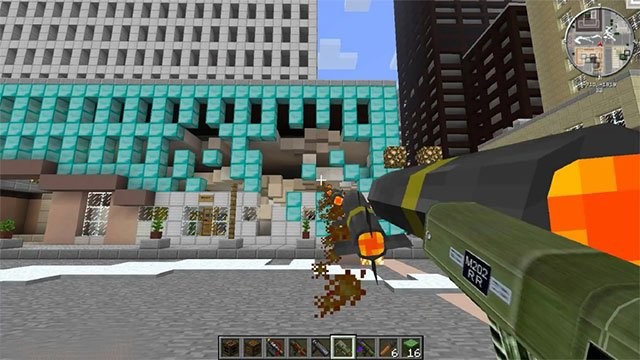 Mod vũ khí hủy diệt cho Minecraft