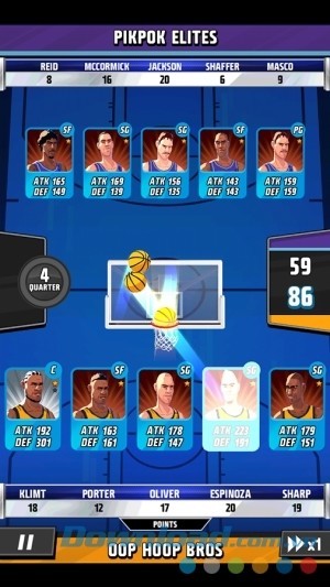 Rival Stars Basketball cho Android giúp bạn lập đội bóng rổ trong mơ