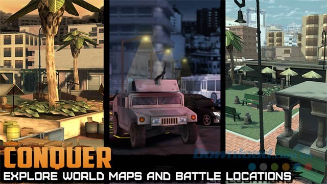 Khám phá bản đồ rộng lớn và các địa điểm chiến đấu