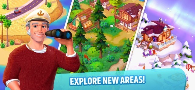 Khám phá các khu vực mới