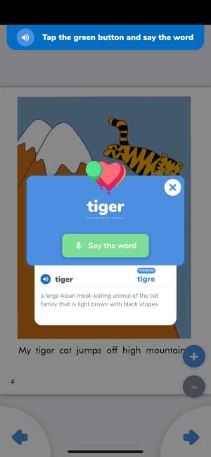 Tính năng hỗ trợ đọc từ khó