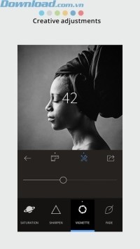 Điều chỉnh mức độ của bộ lọc