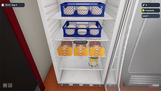 Luôn tích trữ sẵn nguyên liệu để phục vụ nhiều đơn hàng trong Road Food Sim