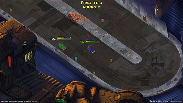 Road Rage Royale là game đua xe thú vị dành cho 2 - 4 người chơi