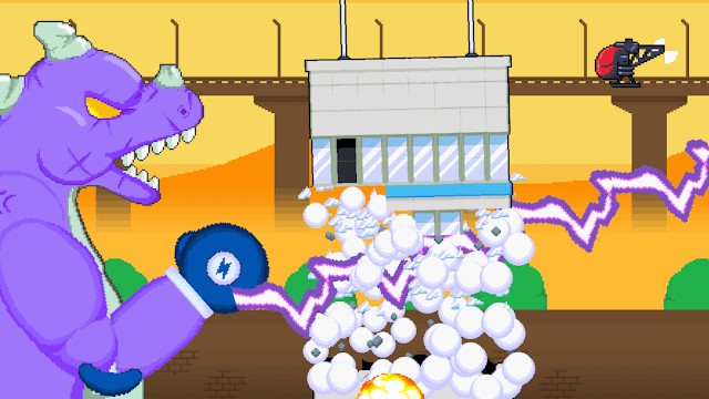 Điều khiển quái vật Kaiju phá hủy thành phố trong game Roar Rampage