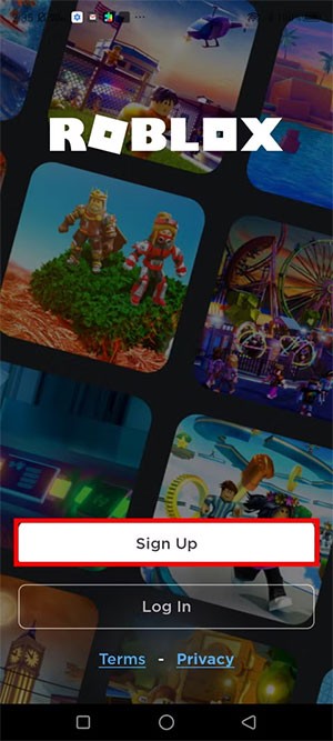 Đăng ký tài khoản Roblox mới