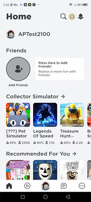 Đăng ký tài khoản Roblox mới