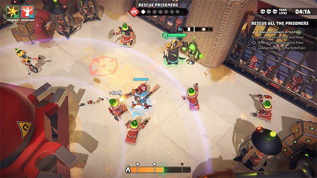 Robo Revenge Squad là trò chơi hành động hợp tác dành cho 1-4 người