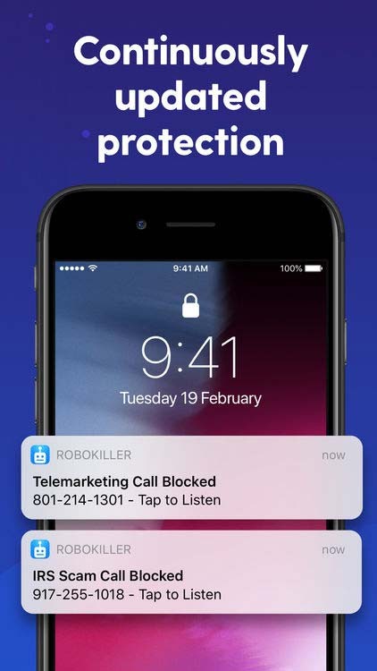 RoboKiller được cập nhật thường xuyên