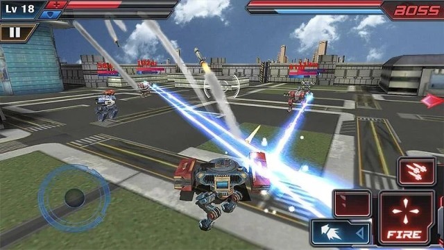 Robot Strike 3D có nhiều pha hành động mãn nhãn