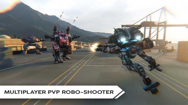 Các trận chiến PvP nhiều người chơi sôi động đang chờ đợi bạn trong Robot Warfare