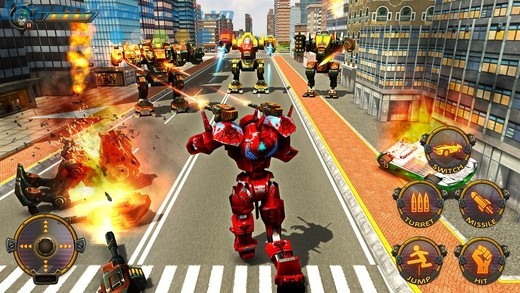 Nhiều robot mới cùng kỹ năng chiến đấu mạnh mẽ