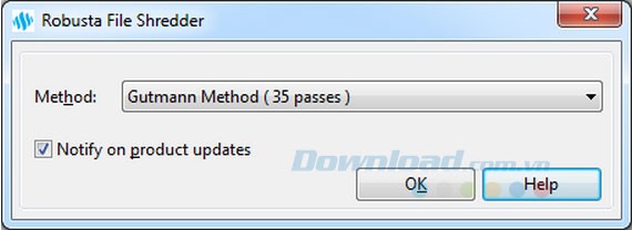 Robusta File Shredder