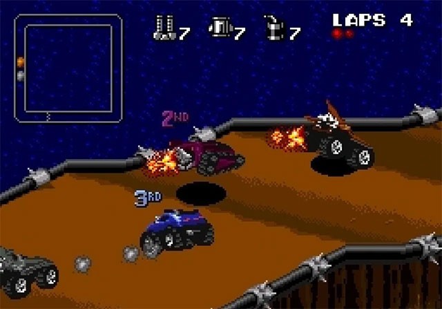 Rock N' Roll Racing là game đua xe phá hủy cực chất cho máy tính