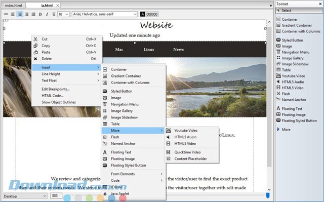 Các công cụ chỉnh sửa web