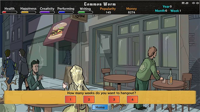 Chuỗi sự kiện ngẫu nhiên trong game Rockstar Life sẽ giúp bạn phát triển sự nghiệp ca sĩ của mình