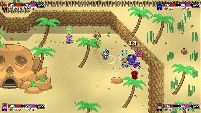 Game cung cấp một loạt các công cụ, phép thuật và vũ khí lớn để thu thập