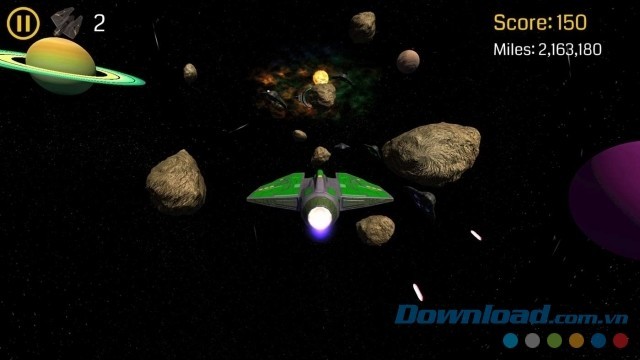 Nỗ lực giành số điểm cao nhất trong game bắn súng không gian miễn phí Rogue Jet Fighter cho máy tính và Windows Phone