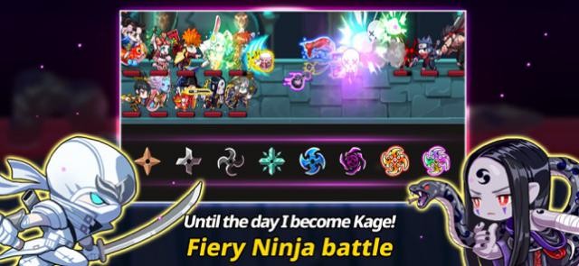 Chiến đấu cùng hơn 200 ninja thuộc nhiều loại khác nhau