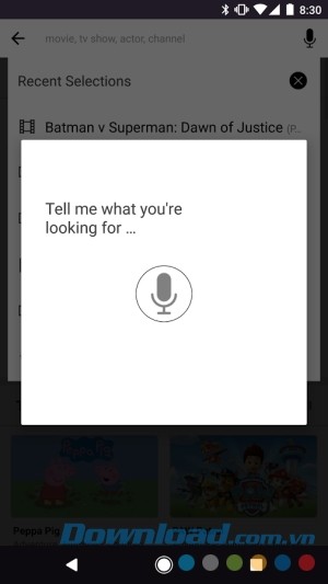 Roku cho Android hỗ trợ tìm kiếm qua giọng nói