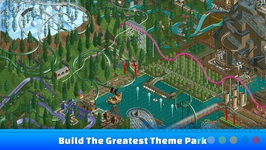 RollerCoaster Tycoon Classic cho iOS - game xây dựng công viên hấp dẫn