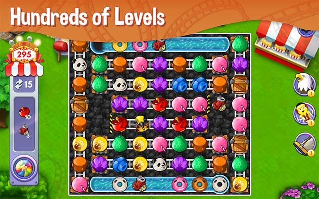 Vô số màn chơi match 3 đáng yêu