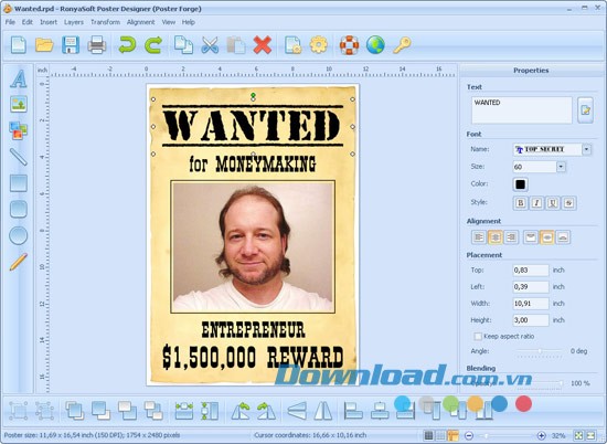 RonyaSoft Poster Designer