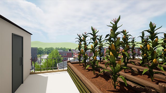 Làm vườn ngay trên mái nhà với game mô phỏng Rooftop Garden Simulator