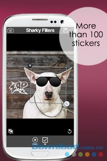 Rookie gồm nhiều nhãn dán ngộ nghĩnh