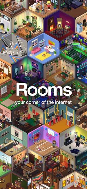 Rooms có đầy những căn phòng giải trí thú vị cho bạn chơi và sáng tạo